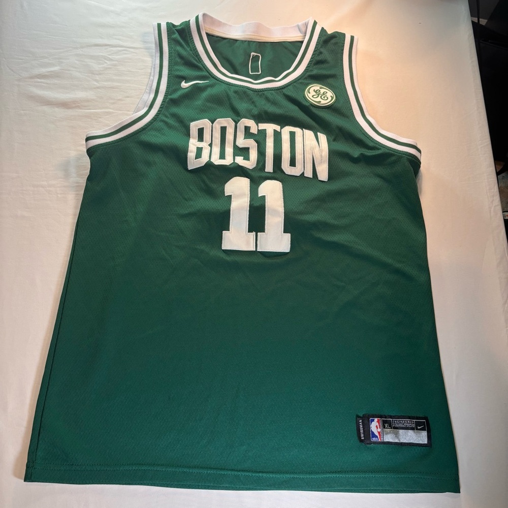 Nike Irving Embroidered Boston Celtics Basketball Jersey